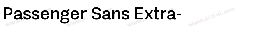 Passenger Sans Extra字体转换 Passenger Sans Extra字体转换
